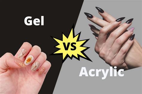 Difference Between Gel And Acrylic Nails Contrasthub