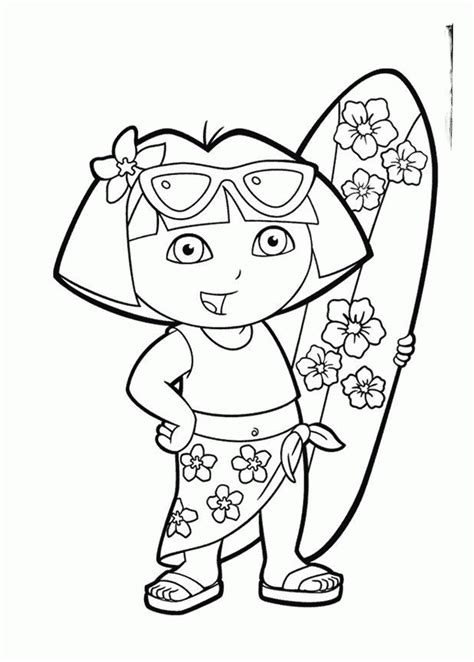 Preschool Summer Coloring Pages - Coloring Home
