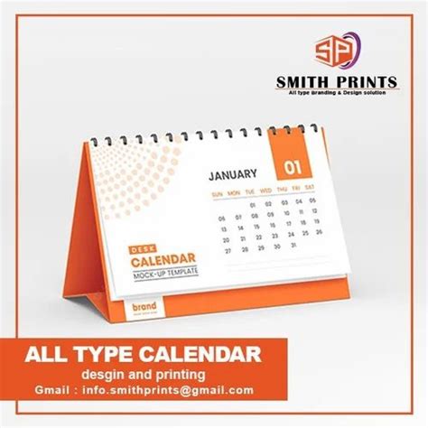 Calendars Printing Services At Rs 25piece In Ahmedabad
