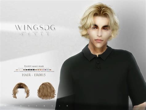 The Sims Resource Fluffy Male Hair Er0815