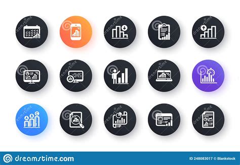 Graph Icons Charts And Graphs Presentation And Report Classic Icon