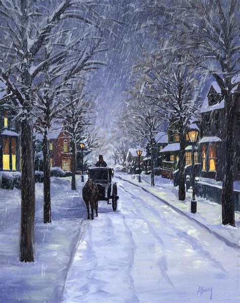 Victorian Snow By Alecia Underhill Christmas Scenes Winter Scenes