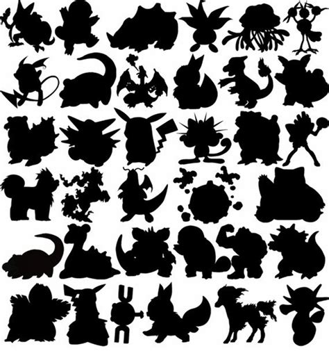 Download High Quality pokemon clipart silhouette Transparent PNG Images