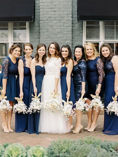 Navy Blue Bridesmaid Dresses Wedding And Party Ideas 100 Layer Cake