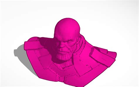 3d Design Thanos Avengers Tinkercad