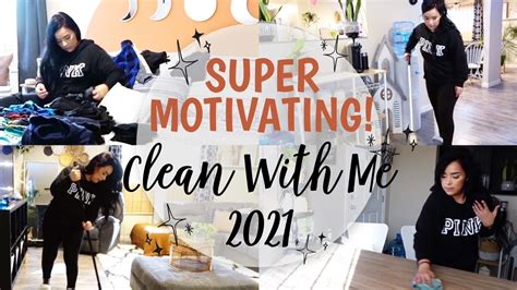 super motivating clean with me 2021 speed cleaning youtube