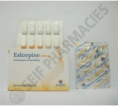 Each 400 mg tablet contains 400 mg aciclovir. سعر ومواصفات ESLIZEPINE 800 MG 20 TAB من seif-online فى ...