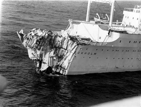 Ms Stockholm Collided With The Italian Lines Ss Andrea Doria