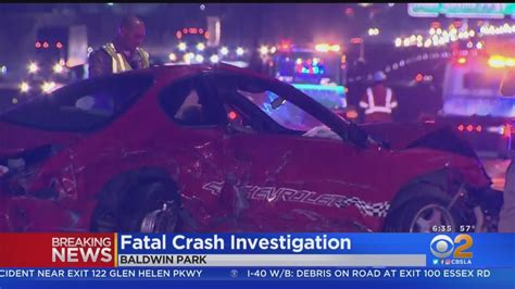 1 Dead In 10 Freeway Crash Through Baldwin Park Youtube