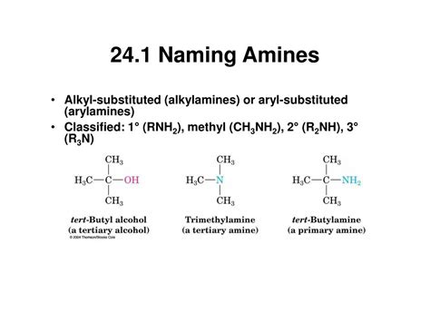 Nomenclature Of Amines