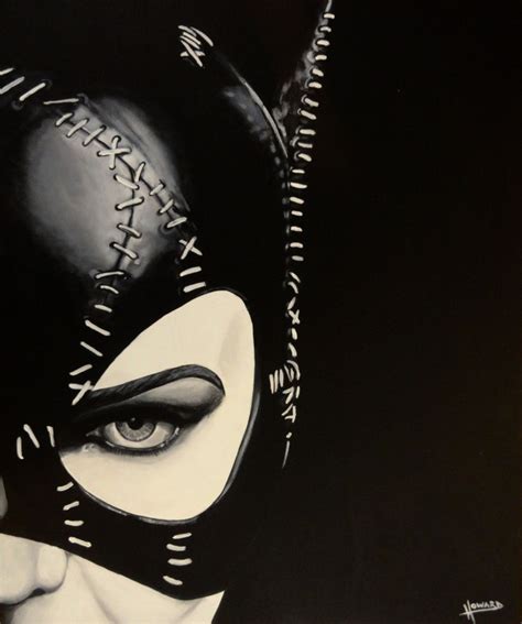Catwoman Michelle Pfeiffer Art Print Reproduction 10 Etsy