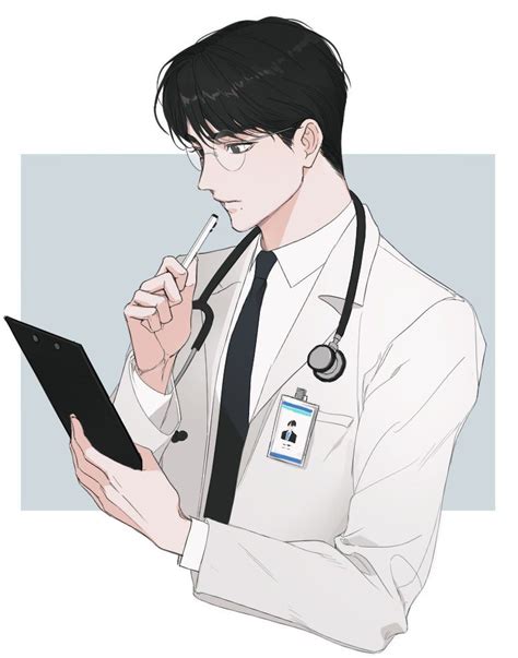 강기 On Twitter Anime Doctor Digital Art Anime Handsome Anime