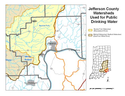 Jefferson County Watershed Map