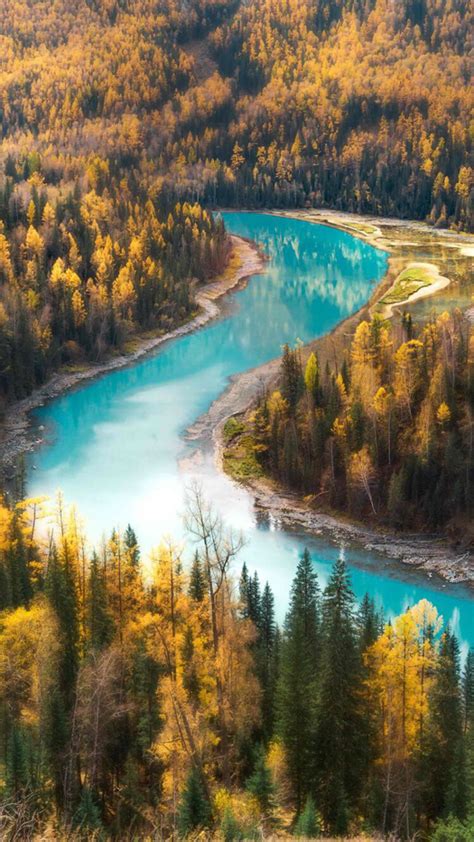 Blue River Wallpaperbackground For Iphone And Android Cool Places To