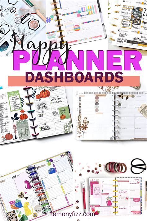 The Happy Planner Dashboard Layout An Honest Review Happy Planner