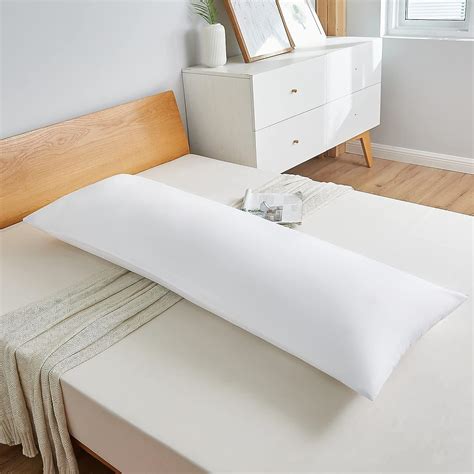 Buy Acanva Fluffy Bed Sleeping Side Sleeper Body Pillow Insert 20x54pack Of 1 White Online