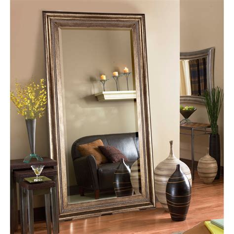 43w x 81h in full length floor mirror leaning oversized bronze wood frame leaner ebay