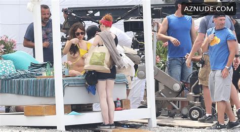 Dakota Johnson Topless Filming Scenes Of â€œfifty Shades Freedâ€ With