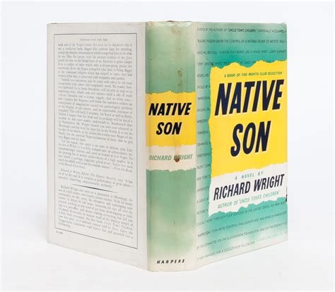 The inside has just a few age. Native Son by Wright, Richard: Near Fine (1940) First ...