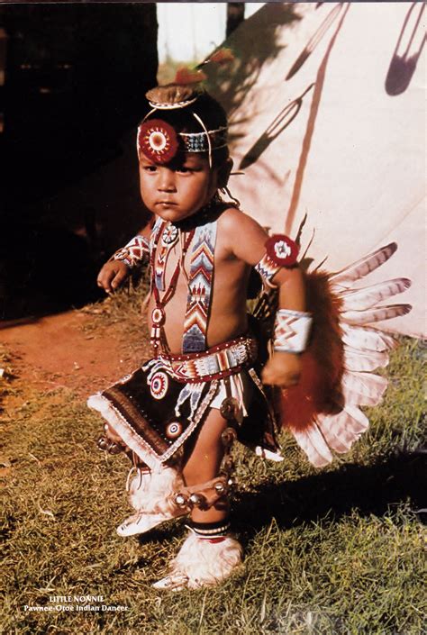 Little Nonnie Pawnee Otoe Indian Dancer Native American Children