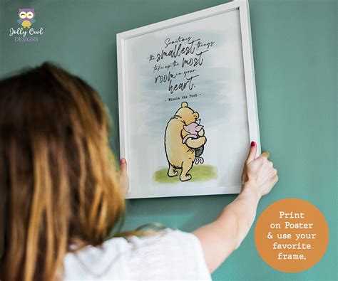Classic Winnie The Pooh Inspirational Quote - Printable Wall Art Decor