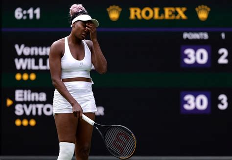 After A Fall Venus Williams Is Eliminated On Wimbledons First Day