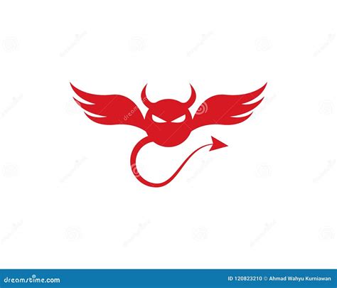 Vector Del Logotipo Del Diablo Ilustración Del Vector Ilustración De