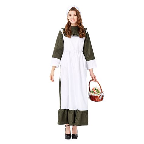Traditional Housemaid Long Dress Adult Cosplay Party