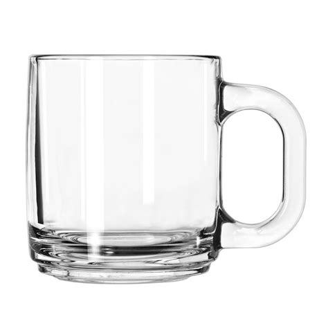 Libbey 5201 10 Oz Clear Glass Coffee Mug