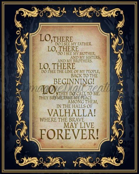 Viking Prayer Digital Prints Instant Print Vikings Etsy