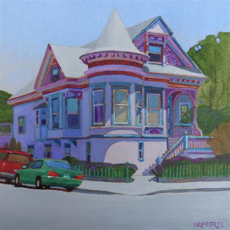 Lilac House Alameda Painting By Nancy Roberts Fine Art America