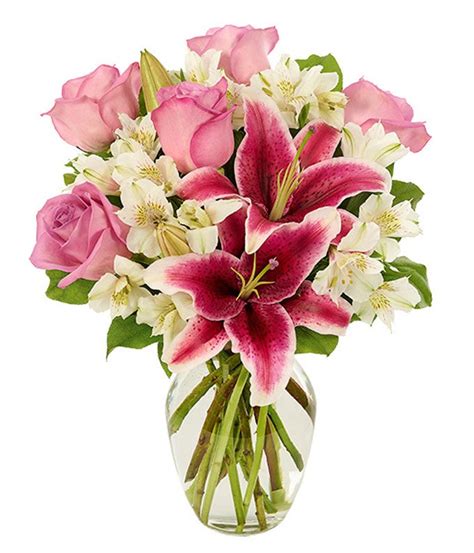 Love And Romance Lovely Stargazer Lily Bouquet