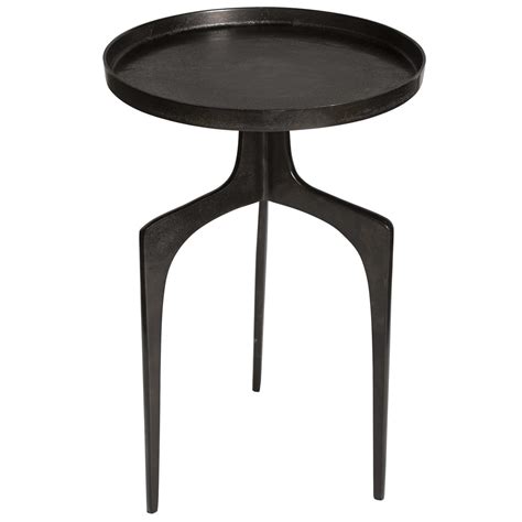 Mid Century Modern Black Metal Set Of 3 Eclectic Accent Tables