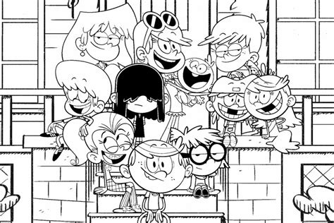 Dibujo Para Colorear The Loud House Lincoln Y Lana 7 Images And