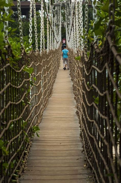Rope Bridge Sentosa Island D Akram Flickr