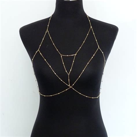 Aliexpress Com Buy New Fashion Body Chain Necklace Women Sexy Multilayer Gold Silver