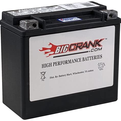 Big Crank Etx20l Battery 12v Agm Motorcycle Battery