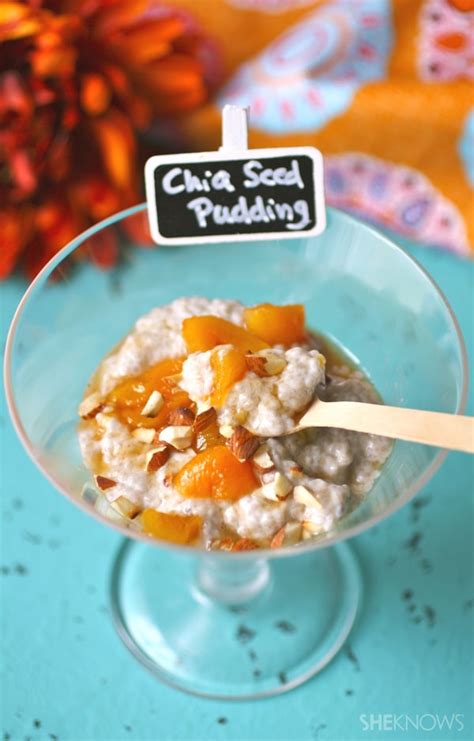Gluten Free Chia Seed Pudding With Apricots And Almonds