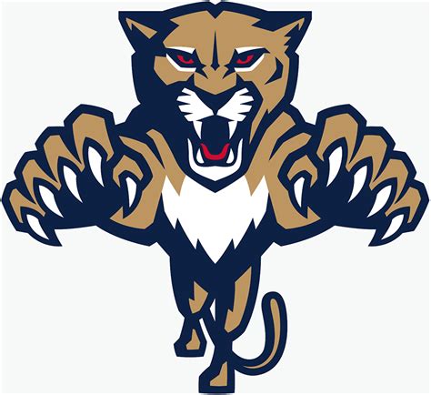 Florida Panthers Alternate Logo Mascot Design Sports Logo Design