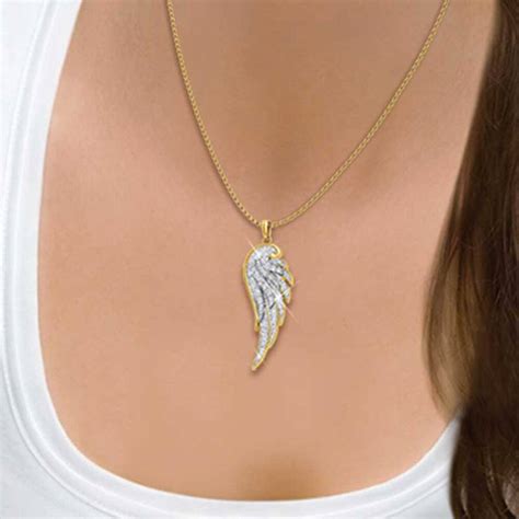 Angel Wing Diamond Pendant