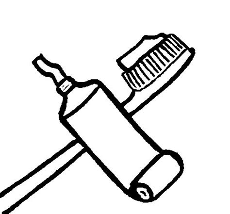 The image can be easily used for any free creative project. Coloriage de Brosse à dents pour Colorier - Coloritou.com