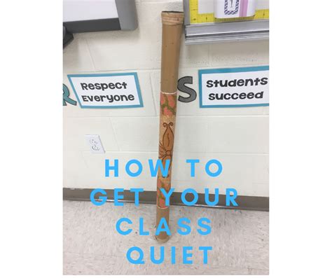Great Strategy For Getting Your Class Quiet During Active Learning