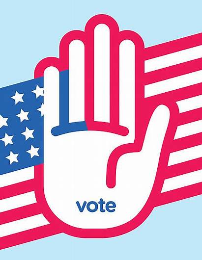 Voting Poster Graphic Rights Vector Cool Modern