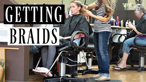 With that in mind, i've combined my own hair knowledge and that of hair braiding expert, tanya pebbles of east coast style salon, to put together everything you need to know before you get braids. GETTING MY HAIR BRAIDED AT THE HAIR SALON - YouTube