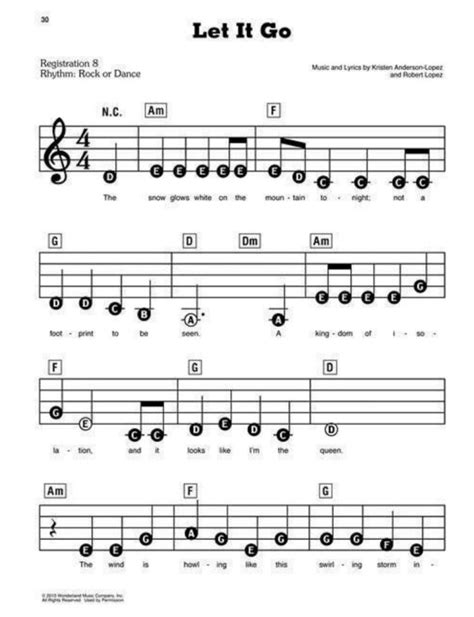 Notes are named after letters. Playing the Keyboard the Easy Way in 2020 | Piano sheet music letters, Clarinet sheet music ...