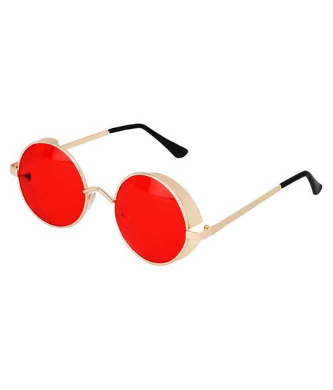 elegante red round sunglasses 2064 buy elegante red round sunglasses 2064 online