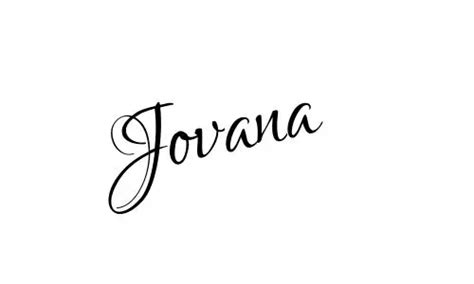 Jovana In Cursive 97 Name Signature Ideas ⚡