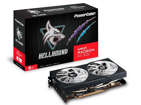 Powercolor Introduces The Radeon Rx 7600 Hellhound And Fighter Graphics