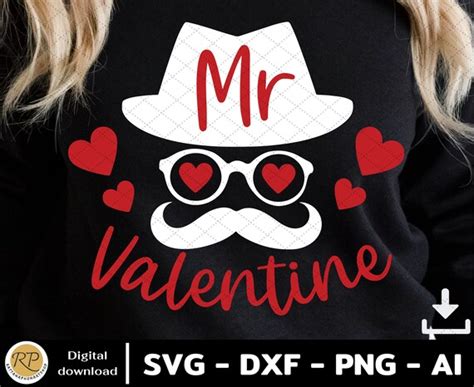 Mr Valentine Svg Valentines Day Svg Valentine Svg Boys | Etsy