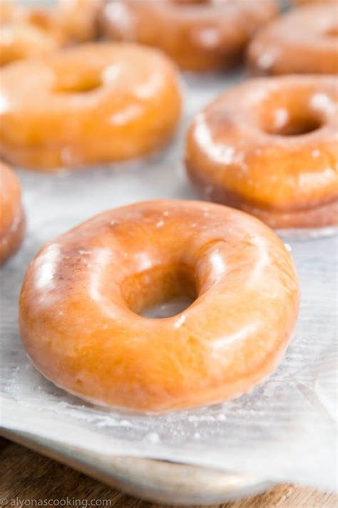 Prepare for a warm and delicious dessert now. Dunkin Donuts Glazed Donuts Recipe (Copycat) | Alyona's ...